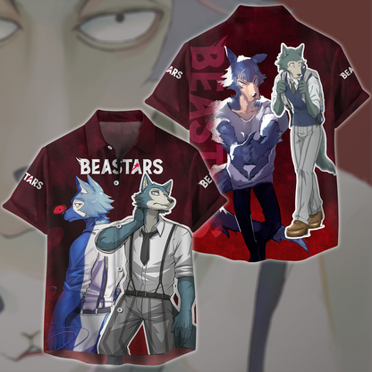 BEASTARS Anime All Over Printed T-shirt Tank Top Zip Hoodie Pullover Hoodie Hawaiian Shirt Beach Shorts Joggers Hawaiian Shirt