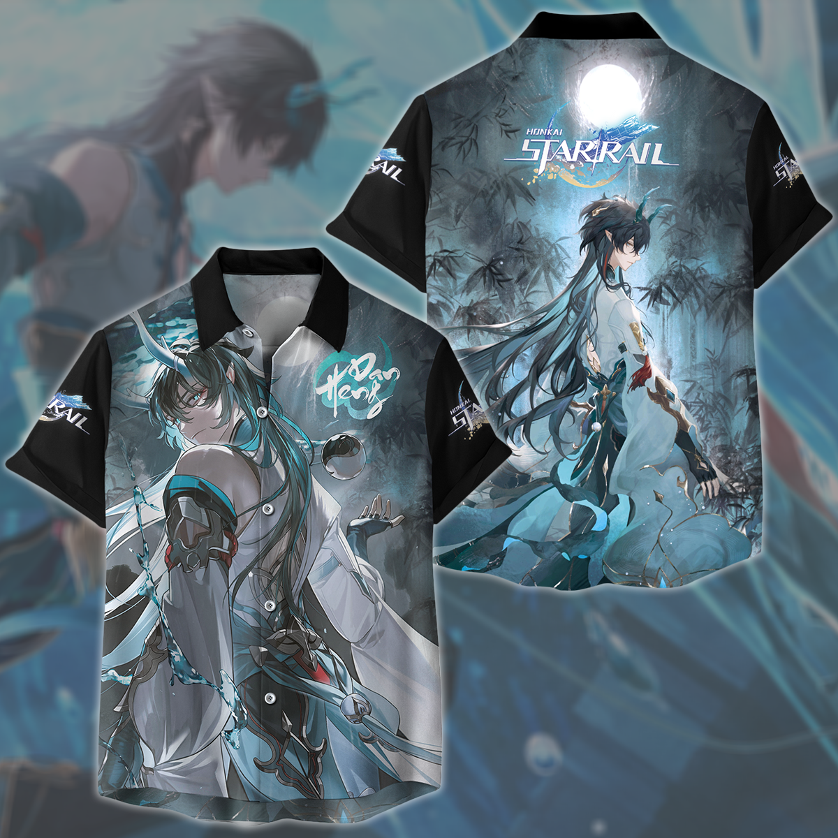 Honkai: Star Rail Dan Heng Video Game All Over Printed T-shirt Tank Top Zip Hoodie Pullover Hoodie Hawaiian Shirt Beach Shorts Joggers Hawaiian Shirt