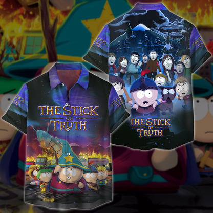 The Stick of Truth Video Game All-Over T-shirt Hoodie Tank Top Hawaiian Shirt Beach Shorts Joggers Hawaiian Shirt