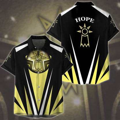 Digimon Crest Of Hope Video Game All Over Printed T-shirt Tank Top Zip Hoodie Pullover Hoodie Hawaiian Shirt Beach Shorts Joggers Hawaiian Shirt