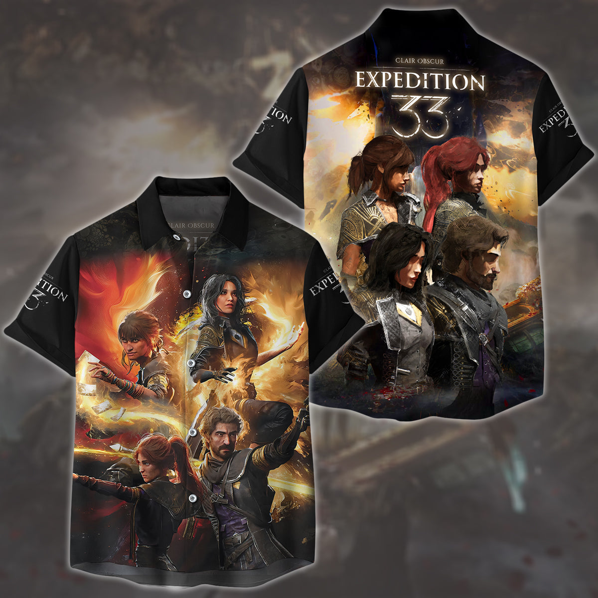 Clair Obscur: Expedition 33 Video Game All Over Printed T-shirt Tank Top Zip Hoodie Pullover Hoodie Hawaiian Shirt Beach Shorts Joggers Hawaiian Shirt