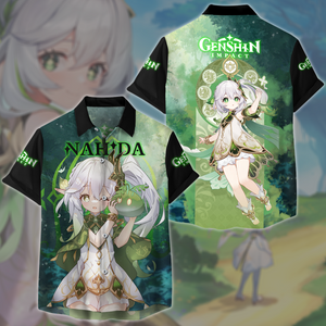 Genshin Impact Nahida Video Game All Over Printed T-shirt Tank Top Zip Hoodie Pullover Hoodie Hawaiian Shirt Beach Shorts Joggers Hawaiian Shirt S 