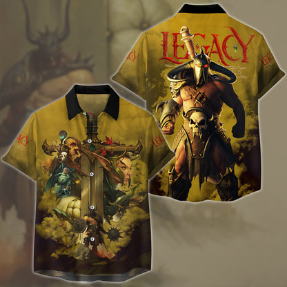 Legacy: Steel & Sorcery Video Game All Over Printed T-shirt Tank Top Zip Hoodie Pullover Hoodie Hawaiian Shirt Beach Shorts Joggers Hawaiian Shirt