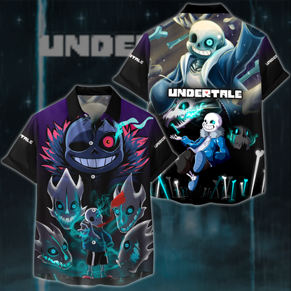 Undertale Video Game 3D All Over Printed T-shirt Tank Top Zip Hoodie Pullover Hoodie Hawaiian Shirt Beach Shorts Joggers Hawaiian Shirt