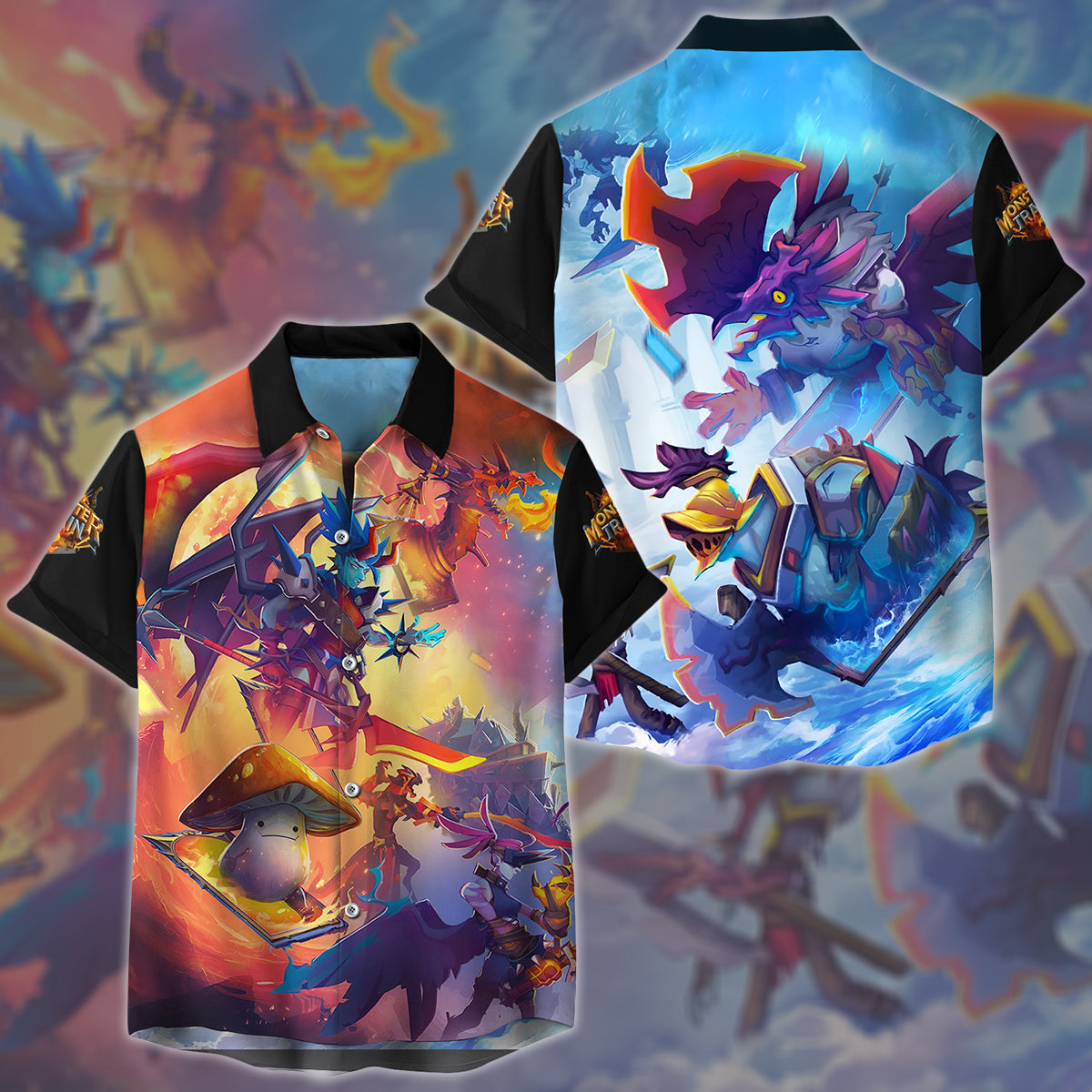 Monster Train 2 Video Game All Over Printed T-shirt Tank Top Zip Hoodie Pullover Hoodie Hawaiian Shirt Beach Shorts Joggers Hawaiian Shirt