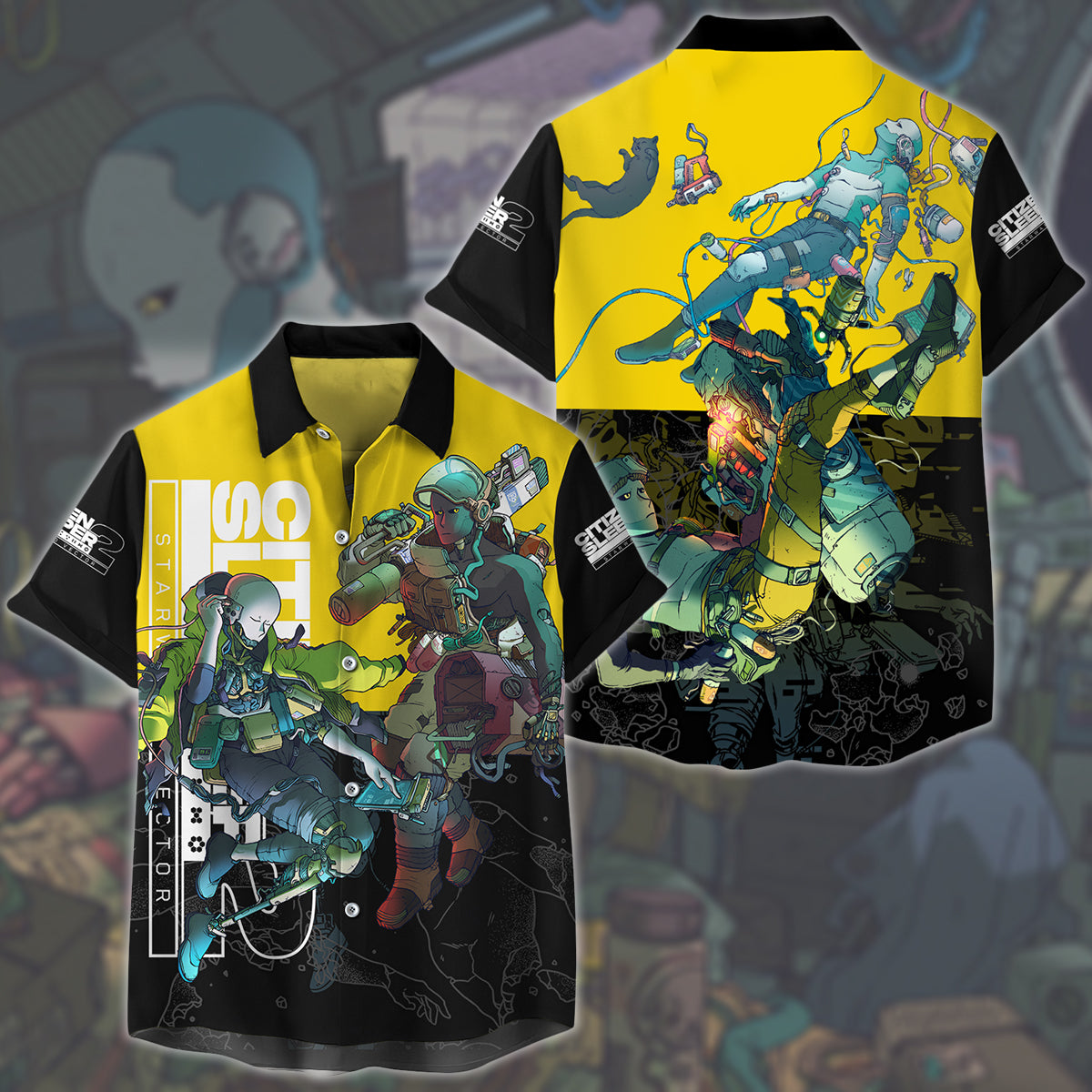 Citizen Sleeper 2: Starward Vector Video Game All Over Printed T-shirt Tank Top Zip Hoodie Pullover Hoodie Hawaiian Shirt Beach Shorts Joggers Hawaiian Shirt