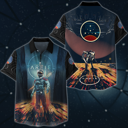 Starfield Video Game 3D All Over Printed T-shirt Tank Top Zip Hoodie Pullover Hoodie Hawaiian Shirt Beach Shorts Joggers Hawaiian Shirt