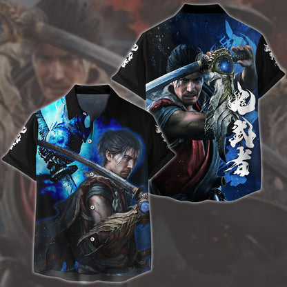 Onimusha: Way of the Sword Video Game All Over Printed T-shirt Tank Top Zip Hoodie Pullover Hoodie Hawaiian Shirt Beach Shorts Joggers