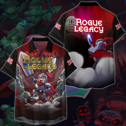 Rogue Legacy 2 Video Game All-Over T-shirt Hoodie Tank Top Hawaiian Shirt Beach Shorts Joggers Hawaiian Shirt