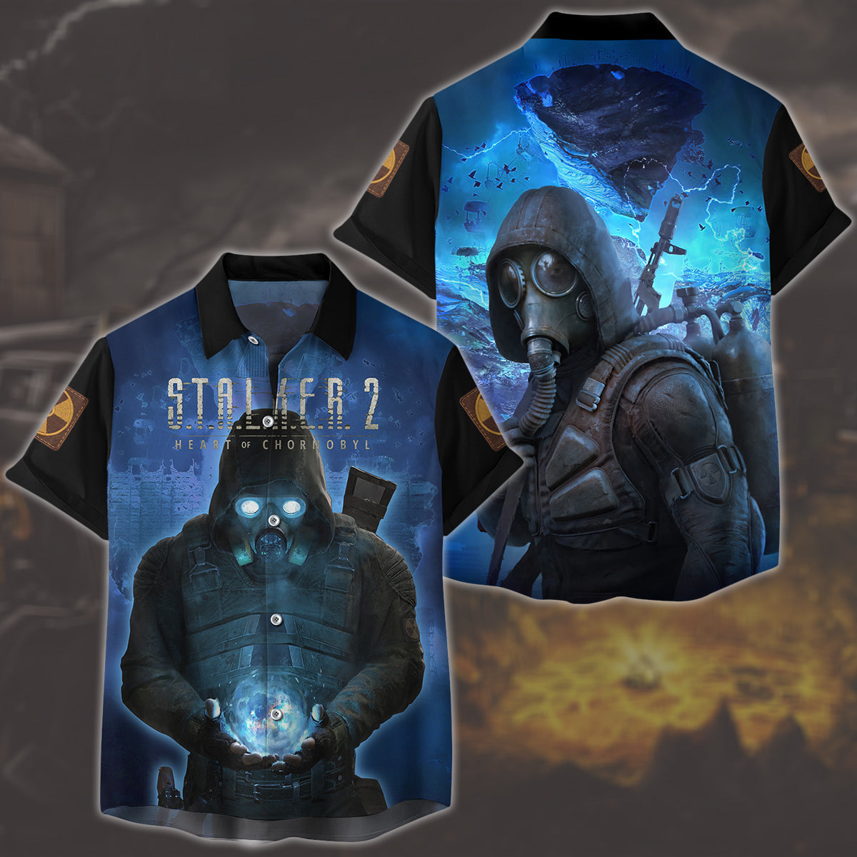 S.T.A.L.K.E.R. 2: Heart of Chornobyl Video Game All Over Printed T-shirt Tank Top Zip Hoodie Pullover Hoodie Hawaiian Shirt Beach Shorts Joggers Hawaiian Shirt