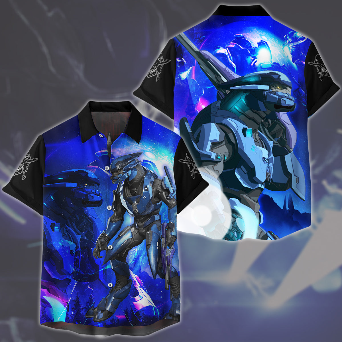 Halo Sangheili (Elite) Video Game All Over Printed T-shirt Tank Top Zip Hoodie Pullover Hoodie Hawaiian Shirt Beach Shorts Joggers