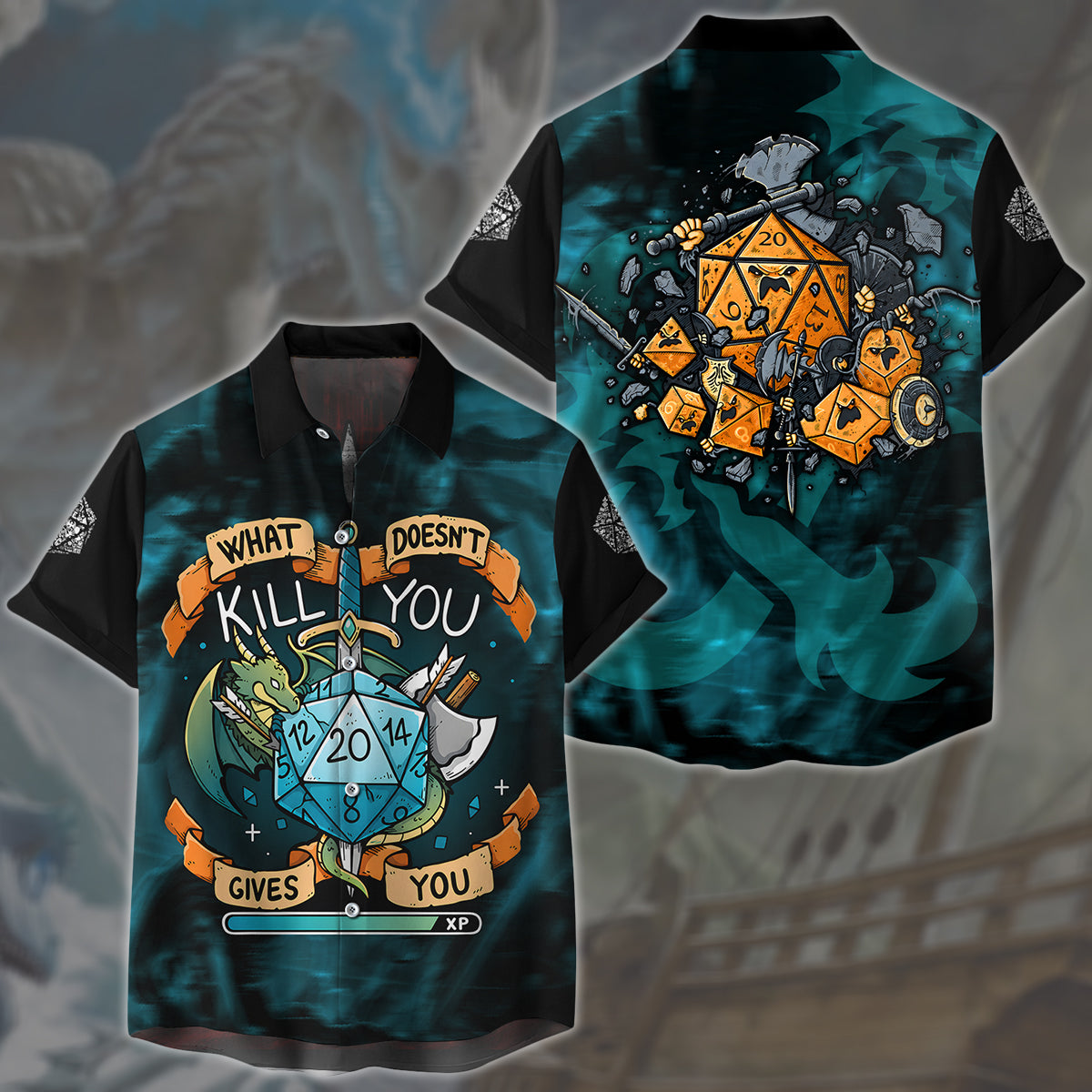 Dungeons & Dragons Video Game All Over Printed T-shirt Tank Top Zip Hoodie Pullover Hoodie Hawaiian Shirt Beach Shorts Joggers