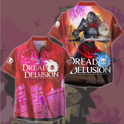 Dread Delusion Video Game All Over Printed T-shirt Tank Top Zip Hoodie Pullover Hoodie Hawaiian Shirt Beach Shorts Joggers Hawaiian Shirt