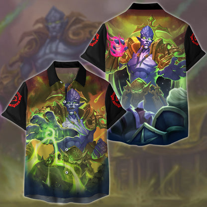 World Of Warcraft Archimonde Video Game All Over Printed T-shirt Tank Top Zip Hoodie Pullover Hoodie Hawaiian Shirt Beach Shorts Joggers Hawaiian Shirt