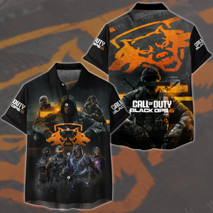 Call of Duty Black Ops 6 Video Game All Over Printed T-shirt Tank Top Zip Hoodie Pullover Hoodie Hawaiian Shirt Beach Shorts Joggers Hawaiian Shirt S