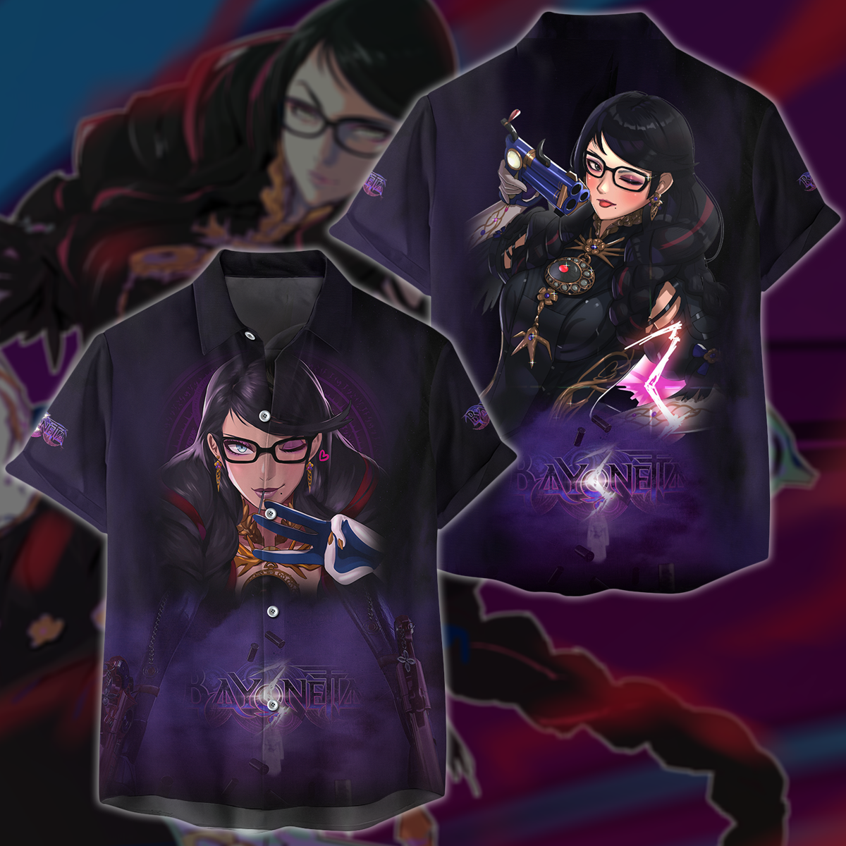 Bayonetta 3 Video Game 3D All Over Print T-shirt Tank Top Zip Hoodie Pullover Hoodie Hawaiian Shirt Beach Shorts Jogger Hawaiian Shirt