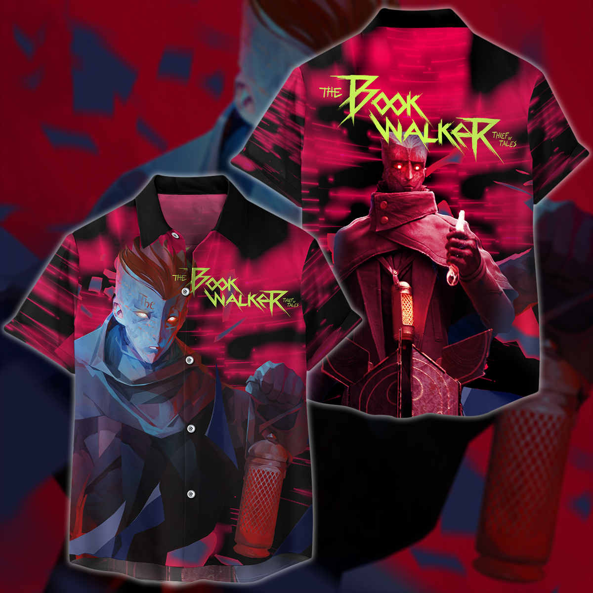 Bookwalker: Thief of Tales Video Game 3D All Over Printed T-shirt Tank Top Zip Hoodie Pullover Hoodie Hawaiian Shirt Beach Shorts Jogger Hawaiian Shirt