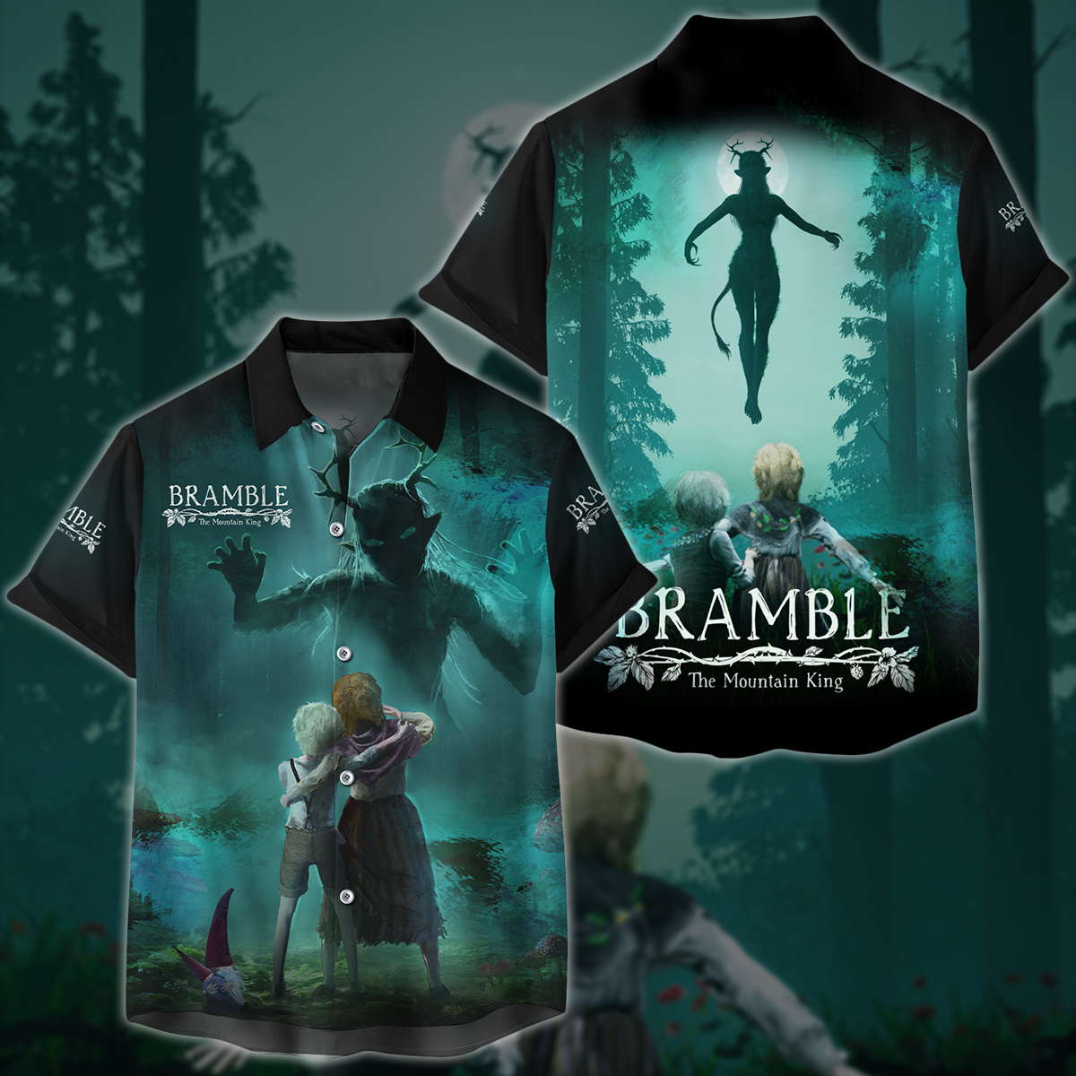 Bramble: The Mountain King Video Game 3D All Over Printed T-shirt Tank Top Zip Hoodie Pullover Hoodie Hawaiian Shirt Beach Shorts Jogger Hawaiian Shirt
