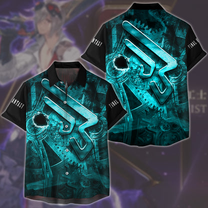 Final Fantasy Machinist Video Game All Over Printed T-shirt Tank Top Zip Hoodie Pullover Hoodie Hawaiian Shirt Beach Shorts Joggers Hawaiian Shirt