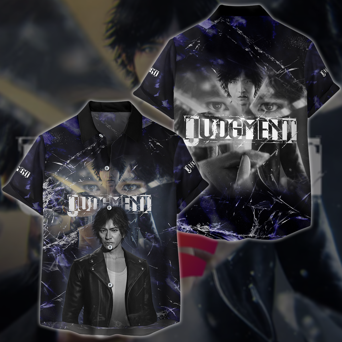 Judgment Video Game 3D All Over Printed T-shirt Tank Top Zip Hoodie Pullover Hoodie Hawaiian Shirt Beach Shorts Jogger Hawaiian Shirt