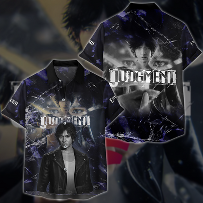 Judgment Video Game 3D All Over Printed T-shirt Tank Top Zip Hoodie Pullover Hoodie Hawaiian Shirt Beach Shorts Jogger Hawaiian Shirt