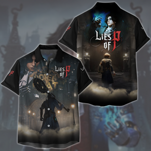 Lies of P Video Game All Over Printed T-shirt Tank Top Zip Hoodie Pullover Hoodie Hawaiian Shirt Beach Shorts Joggers Hawaiian Shirt S 