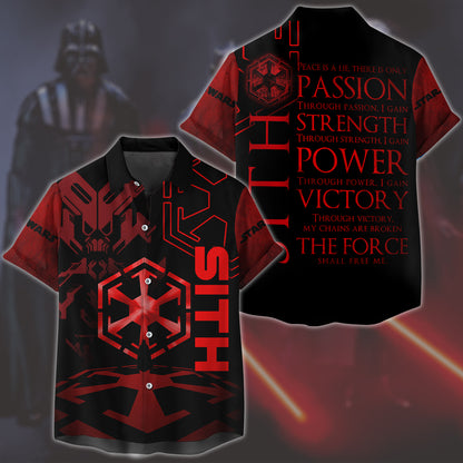 Star Wars Sith Code Unisex 3D T-shirt Hawaiian Shirt