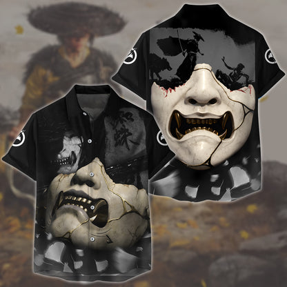 Ghost of Yotei Video Game All Over Printed T-shirt Tank Top Zip Hoodie Pullover Hoodie Hawaiian Shirt Beach Shorts Joggers