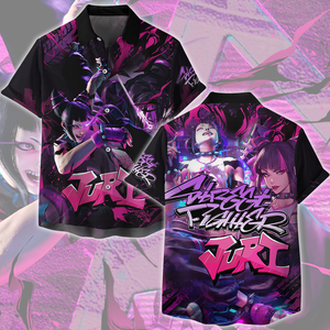 Street Fighter 6 Juri Video Game All Over Printed T-shirt Tank Top Zip Hoodie Pullover Hoodie Hawaiian Shirt Beach Shorts Joggers Hawaiian Shirt S 