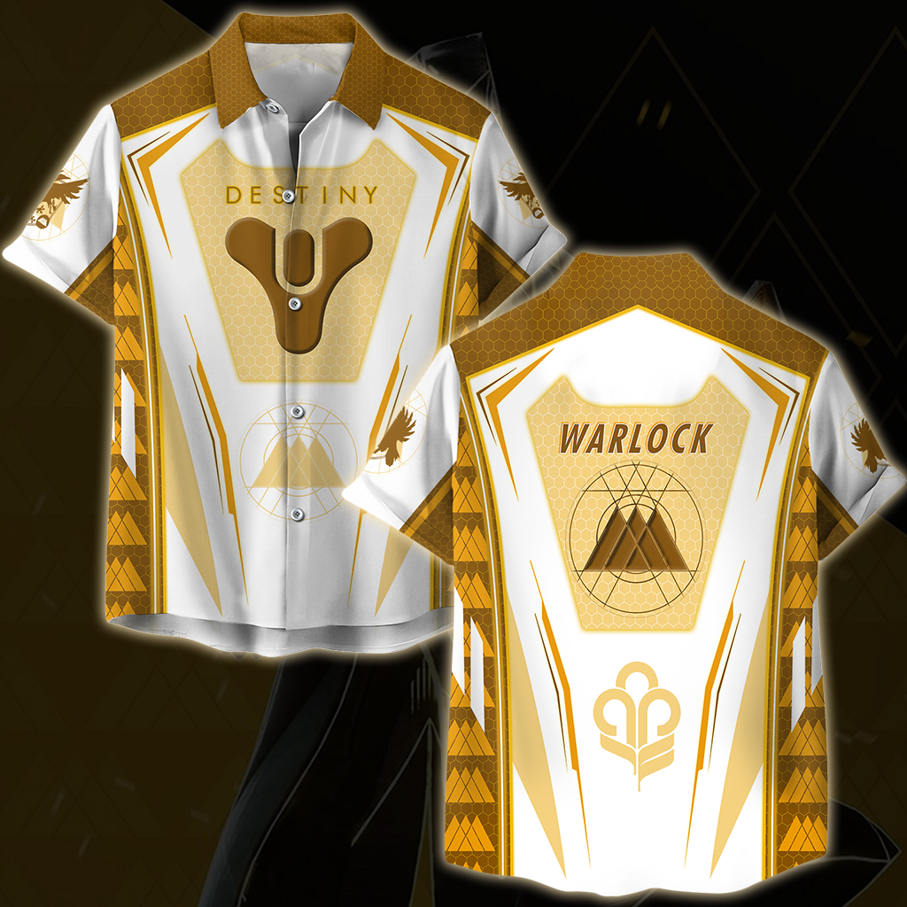 Destiny Warlock Video Game All Over Printed T-shirt Tank Top Zip Hoodie Pullover Hoodie Hawaiian Shirt Beach Shorts Joggers Hawaiian Shirt