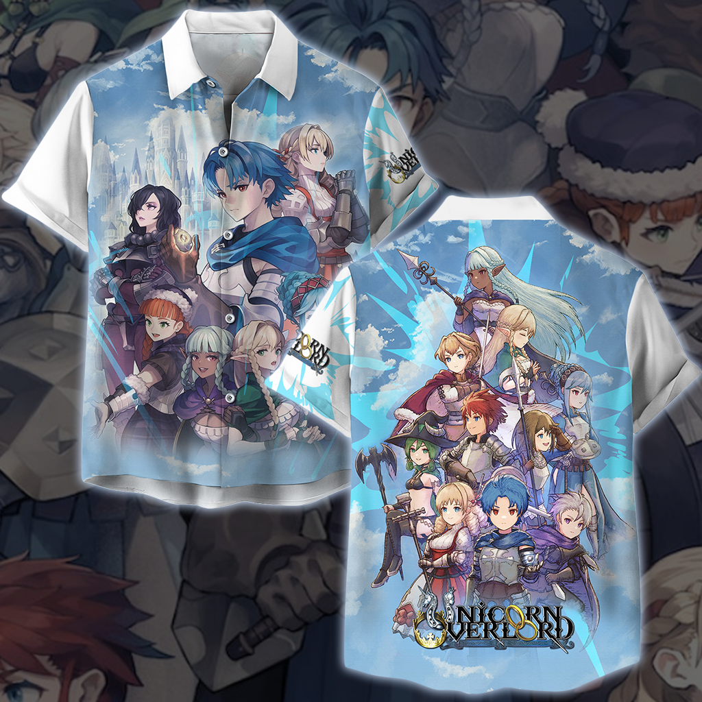 Unicorn Overlord Video Game All Over Printed T-shirt Tank Top Zip Hoodie Pullover Hoodie Hawaiian Shirt Beach Shorts Joggers Hawaiian Shirt