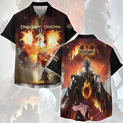 Dragon’s Dogma II Video Game All Over Printed T-shirt Tank Top Zip Hoodie Pullover Hoodie Hawaiian Shirt Beach Shorts Joggers Hawaiian Shirt