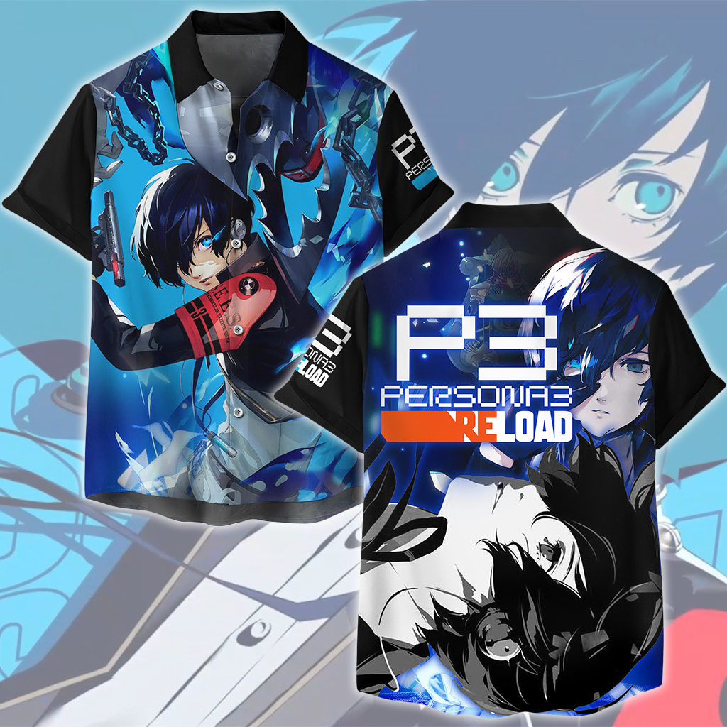 Persona 3 Reload Video Game All Over Printed T-shirt Tank Top Zip Hoodie Pullover Hoodie Hawaiian Shirt Beach Shorts Joggers Hawaiian Shirt