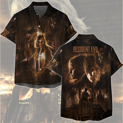 Resident Evil Requiem Video Game All Over Printed T-shirt Tank Top Zip Hoodie Pullover Hoodie Hawaiian Shirt Beach Shorts Joggers