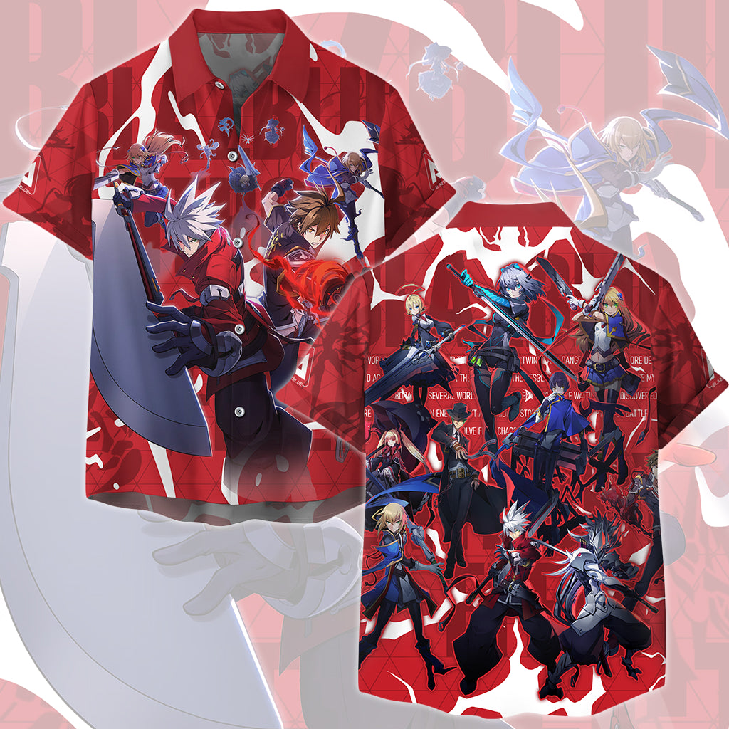 BlazBlue Entropy Effect Video Game All Over Printed T-shirt Tank Top Zip Hoodie Pullover Hoodie Hawaiian Shirt Beach Shorts Joggers
