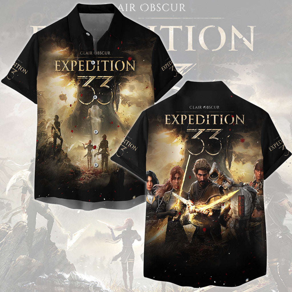 Clair Obscur: Expedition 33 Video Game All Over Printed T-shirt Tank Top Zip Hoodie Pullover Hoodie Hawaiian Shirt Beach Shorts Joggers Hawaiian Shirt