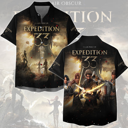 Clair Obscur: Expedition 33 Video Game All Over Printed T-shirt Tank Top Zip Hoodie Pullover Hoodie Hawaiian Shirt Beach Shorts Joggers Hawaiian Shirt