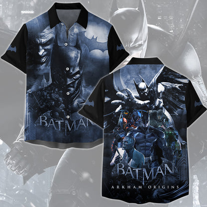 Batman: Arkham Origins Video Game All Over Printed T-shirt Tank Top Zip Hoodie Pullover Hoodie Hawaiian Shirt Beach Shorts Joggers