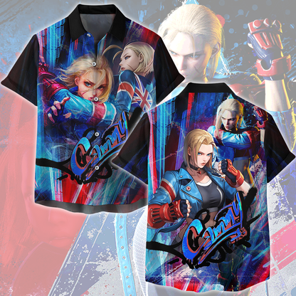 Street Fighter 6 Cammy Video Game All Over Printed T-shirt Tank Top Zip Hoodie Pullover Hoodie Hawaiian Shirt Beach Shorts Joggers Hawaiian Shirt