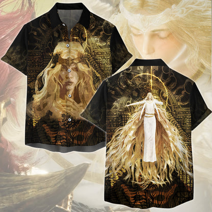 Elden Ring Miquella the Kind Video Game All Over Printed T-shirt Tank Top Zip Hoodie Pullover Hoodie Hawaiian Shirt Beach Shorts Joggers Hawaiian Shirt