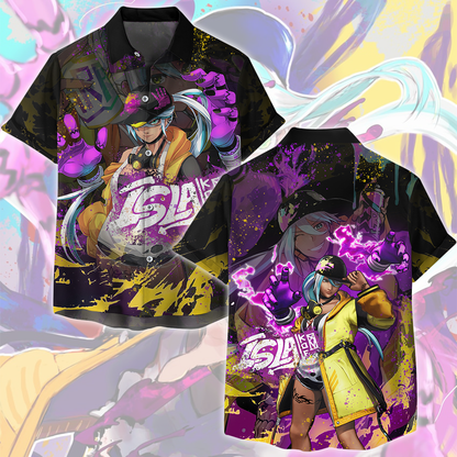 The King of Fighters XV Isla of Rubicon Video Game All Over Printed T-shirt Tank Top Zip Hoodie Pullover Hoodie Hawaiian Shirt Beach Shorts Joggers Hawaiian Shirt