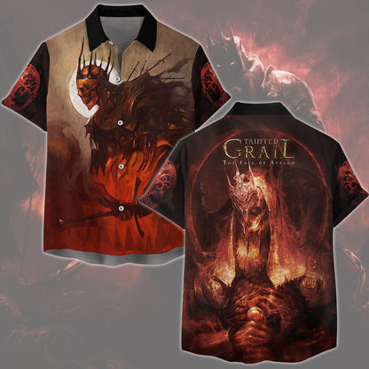 Tainted Grail: The Fall of Avalon Video Game All Over Printed T-shirt Tank Top Zip Hoodie Pullover Hoodie Hawaiian Shirt Beach Shorts Joggers Hawaiian Shirt