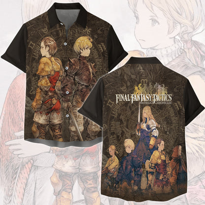 Final Fantasy Tactics: The Ivalice Chronicles Video Game All Over Printed T-shirt Tank Top Zip Hoodie Pullover Hoodie Hawaiian Shirt Beach Shorts Joggers