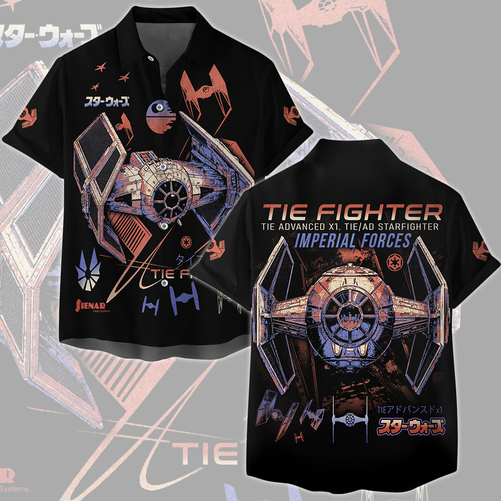 Star Wars Tie Advance Fighter Video Game All Over Printed T-shirt Tank Top Zip Hoodie Pullover Hoodie Hawaiian Shirt Beach Shorts Joggers Hawaiian Shirt