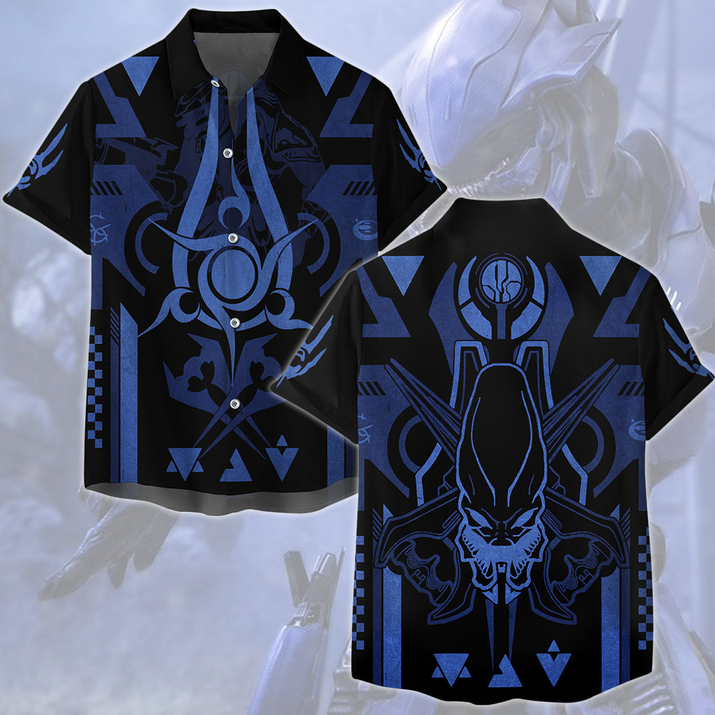 Halo Sangheili (Elite) Video Game All Over Printed T-shirt Tank Top Zip Hoodie Pullover Hoodie Hawaiian Shirt Beach Shorts Joggers