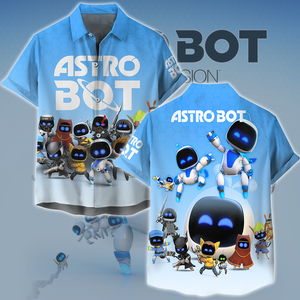 Astro Bot Video Game All Over Printed T-shirt Tank Top Zip Hoodie Pullover Hoodie Hawaiian Shirt Beach Shorts Joggers Hawaiian Shirt S 