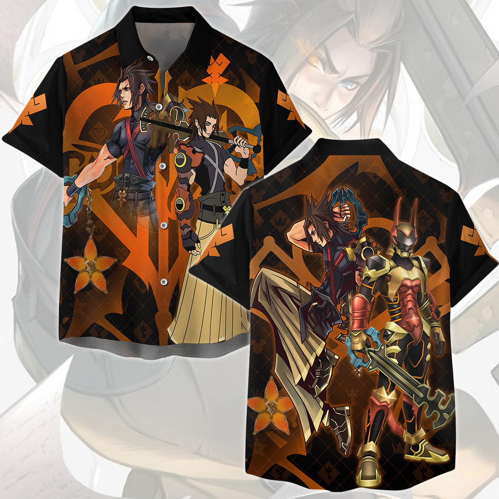 Kingdom Hearts Terra Video Game All Over Printed T-shirt Tank Top Zip Hoodie Pullover Hoodie Hawaiian Shirt Beach Shorts Joggers Hawaiian Shirt