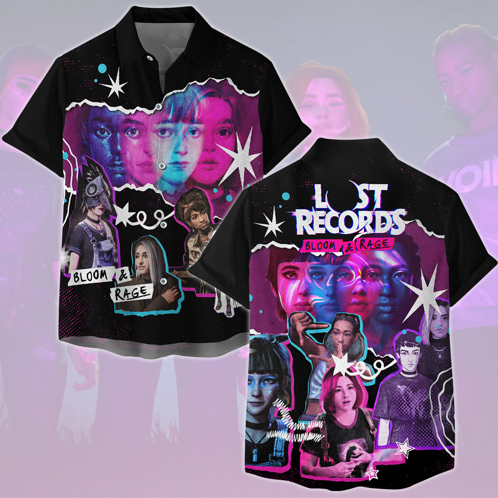 Lost Records: Bloom and Rage Video Game All Over Printed T-shirt Tank Top Zip Hoodie Pullover Hoodie Hawaiian Shirt Beach Shorts Joggers Hawaiian Shirt