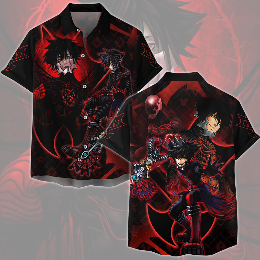 Kingdom Hearts Vanitas Video Game All Over Printed T-shirt Tank Top Zip Hoodie Pullover Hoodie Hawaiian Shirt Beach Shorts Joggers Hawaiian Shirt