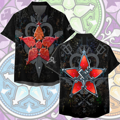 Kingdom Hearts Symbols The Wayfinder Video Game All Over Printed T-shirt Tank Top Zip Hoodie Pullover Hoodie Hawaiian Shirt Beach Shorts Joggers